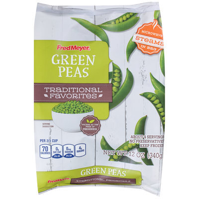 Fred Meyer® Green Peas 12 oz. Bag