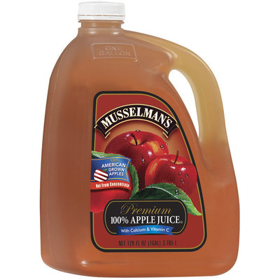 Musselman's Premium Apple Juice W/Calcium & Vit C 100% Juice Gal Jug