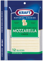 Kraft Mozzarella Cheese Slices 12 Ct