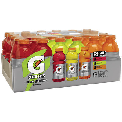 Gatorade® Fruit Punch/Lemon Lime/Orange Sports Drink Variety Pack 24-20 fl. oz. Bottles
