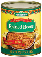 Springfield Traditional Refried Beans 30 Oz Can