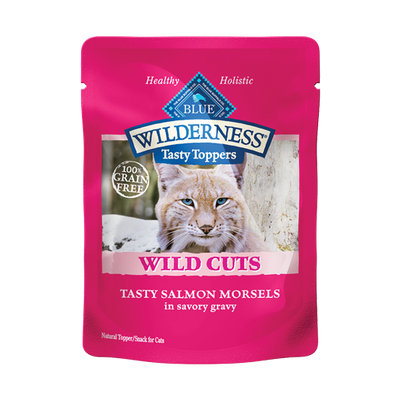 THE BLUE BUFFALO CO. BLUE™ Wilderness® Wild Cuts Tasty Toppers Tasty Salmon Morsels in Savory Gravy