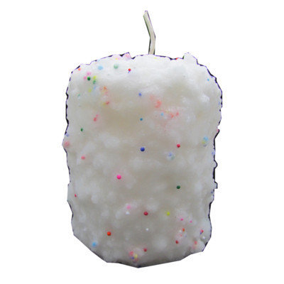 Starhollowcandleco Birthday Cake Pillar Candle Size: Hearth Fatty 5.5