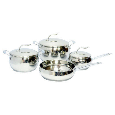 American Trading House, Inc. Gourmet Chef 7-piece Stainless Steel Cookware Set