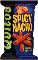 Quitos™ Spicy Nacho Rolled Tortilla Snacks 9 oz. Bag