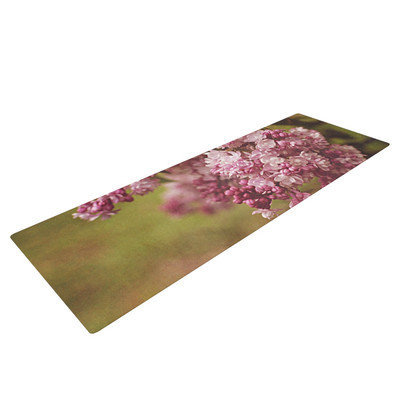 Kess Inhouse Lilacs by Angie Turner Flower Yoga Mat
