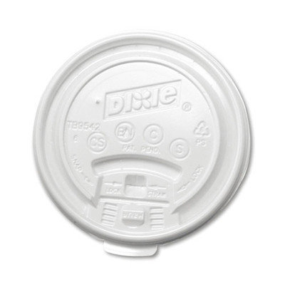 Dixie Plastic Lids for Hot Drink Cup (1000 Per Carton)