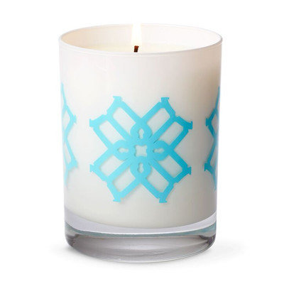 B By Brandie Minnie's Shades of Gold Designer Candle Color: Turquoise