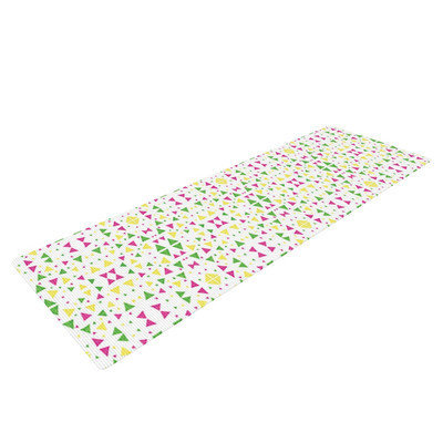 Kess Inhouse Neon Triangles by Empire Ruhl Yoga Mat