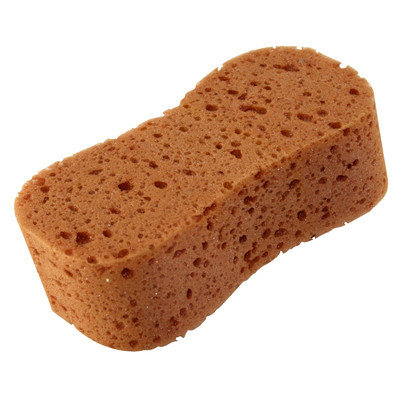 Carrand Natural Bone Shaped Easy Grip Sponge TW9BSN