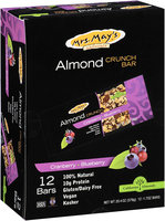 Mrs. May's® Cranberry-Blueberry Almond Crunch Bars 12-1.7 oz. Wrappers