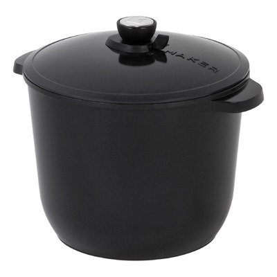 Maker Homeware SmartSteam 12 QT Classic Cookware Color: Black