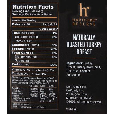 Hartford Reserve™ Naturally Roasted Turkey Breast