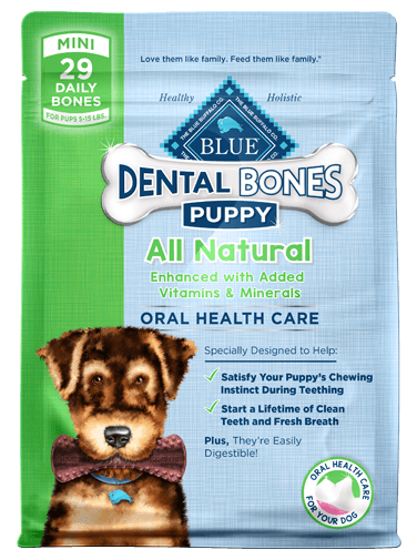 THE BLUE BUFFALO CO. BLUE™ Dental Bones™ Mini Size For Puppies