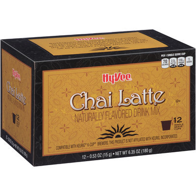 Hy-Vee® Chai Latte Single Serve Cup Drink Mix 12 ct Box