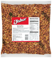 Fisher® Hot & Spicy Peanuts 32 oz. Bag
