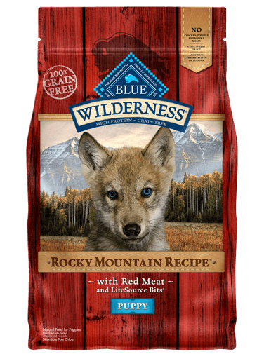 THE BLUE BUFFALO CO. BLUE™ Wilderness® Rocky Mountain Recipe™ Red Meat For Puppies