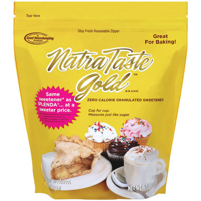 Natra Taste Zero Calorie Granulated Gold Sweetener 9.7 Oz Bag