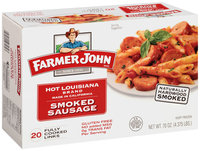 Farmer John Hot Louisiana Brand Smoked Sausage 20 ct Box