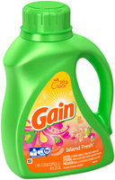 Gain Liquid Laundry Detergent, Island Fresh Scent, 25 Loads 40 Fl Oz