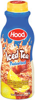 Hood Natural Lemon Flavor Iced Tea 1 Pt Plastic Bottle