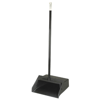 Carlisle 12 in. Duo-Pan Black Lobby Dust Pan