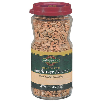 Haggen Dry Roasted Sunflower Kernels 7.25 Oz Jar
