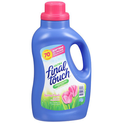 Final Touch® Liquid Ultra Concentrated Fabric Softener Spring Fresh 70 Loads 60 fl oz Jug