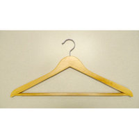 Proman Products GNB9046 Genesis Flat Big and Tall Hangers - Natural -Pack of 50