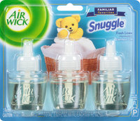 Air Wick® Snuggle® Fresh Linen Scented Oil Air Freshener Refills 3-0.67 fl. oz. Bottles
