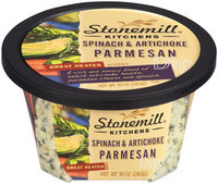 Stonemill Kitchens® Spinach & Artichoke Parmesan Dip 10 oz Plastic Container