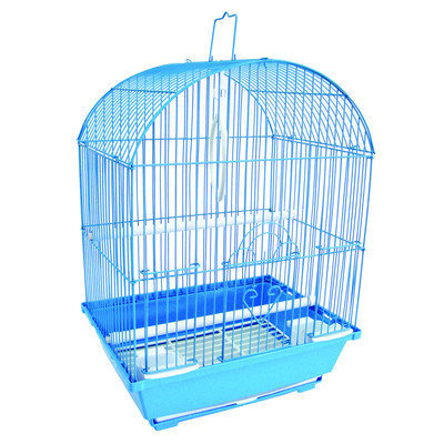 Yml Top Cage With Food Access Door Color: Blue
