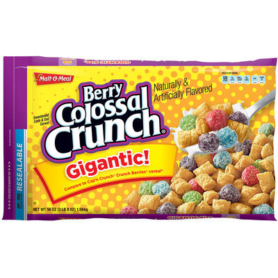 Malt-O-Meal® Berry Colossal Crunch® Cereal 56 oz. ZIP-PAK®