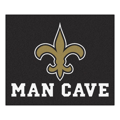 Sls Mats Fan Mats FAN-14339 New Orleans Saints NFL Man Cave Tailgater Floor Mat - 60in x 72in