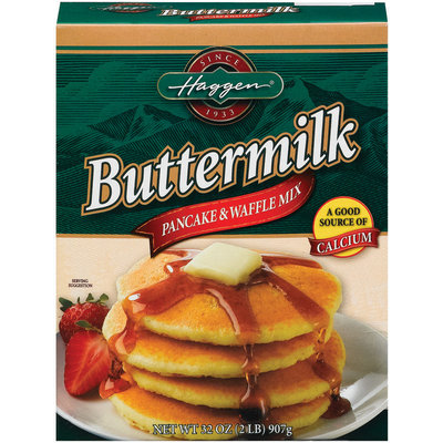 Haggen Buttermilk Pancake & Waffle Mix 32 Oz Box