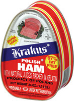 Krakus Polish Ham with Natural Juices Packed in Gelatin 1.5 lb Can