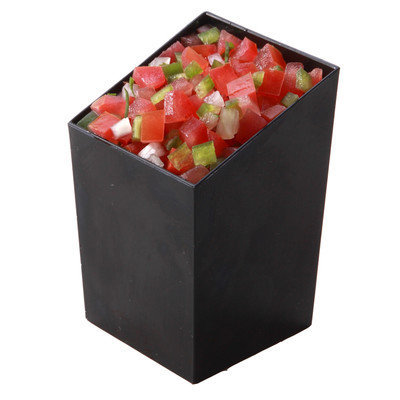 Restaurantware Incline 3 oz. Square Cup (100 Count) Color: Black