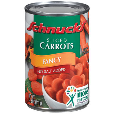 Schnucks Fancy No Sugar Added Sliced Carrots 14.5 Oz Can