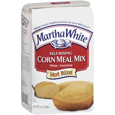 Martha White Self-Rising White Enriched W/Hot Rize Corn Meal Mix 5 Lb Bag