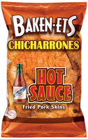 Baken-Ets® Hot Sauce Chicharrones Fried Pork Skins 2.375 oz. Bag