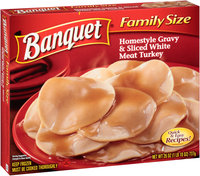 Banquet® Homestyle Gravy & Sliced White Meat Turkey 26 oz. Box