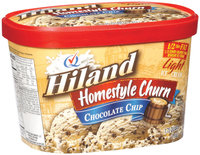 Hiland Homestyle Churn Chocolate Chip Light Ice Cream 1.75 Qt