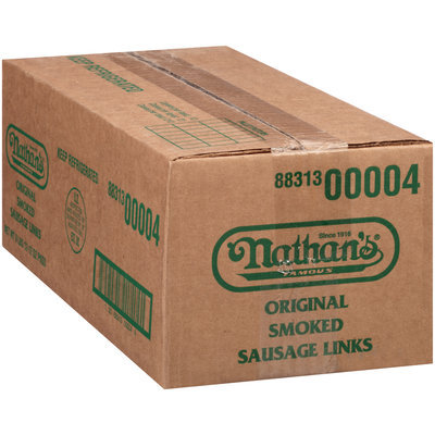 Nathan's Famous® Original Smoked Sausage 6 ct Package