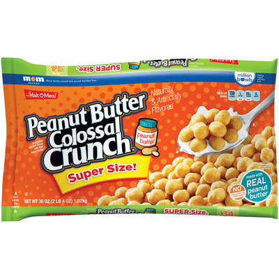 Malt-O-Meal® Peanut Butter Colossal Crunch® Cereal 36 oz. ZIP-PAK