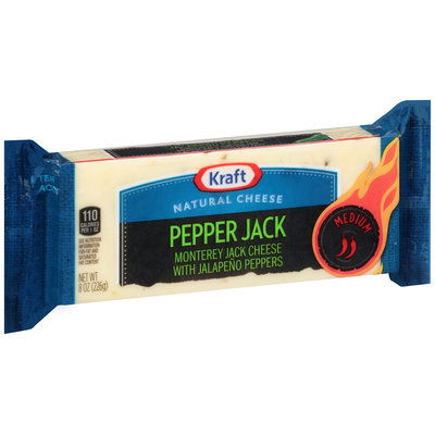 Kraft Pepper Jack Cheese 8 oz. Chunk