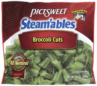 STEAM'ABLES ALL NATURAL Cuts Broccoli 10 OZ STAND UP BAG