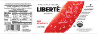 Liberte® Baja Strawberry Organic Whole Milk Yogurt