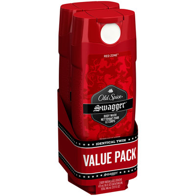 Red Zone Old Spice Red Zone Swagger Scent Men's Body Wash 16 Fl Oz Twin Pack