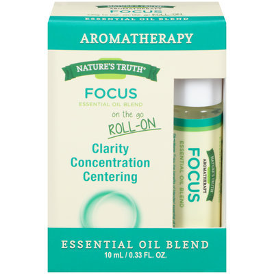 Nature's Truth® Aromatherapy Focus On The Go Roll-On Essential Oil Blend 0.33 fl. oz. Box