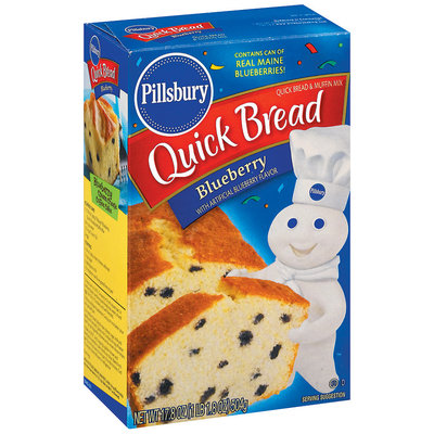 Pillsbury Blueberry Quick Bread & Muffin Mix 17.8 Oz Box